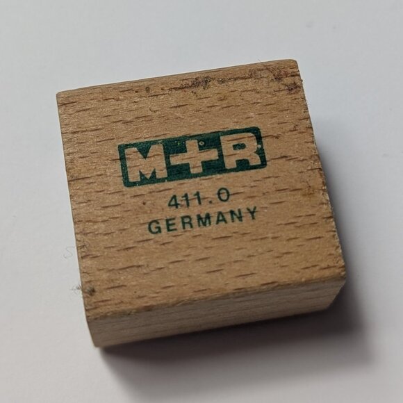 Vintage Mobius Ruppert M+R 411-0 Wood Pencil Sharpener Made in Germany - Picture 1 of 5